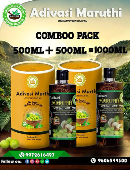 ADIVASI MARUTHI HERBAL HAIR OIL